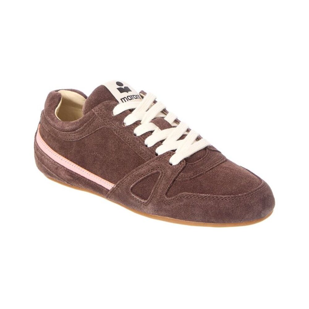 Isabel Marant Senny Low Suede Sneaker, Brown